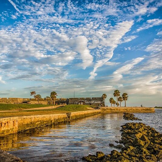 St Augustine Harbor View by Adelet Kegley