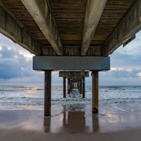 Under St Augustine Pier by Linda Skinner